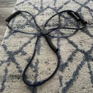 exercise floor resistance band for legs and abs